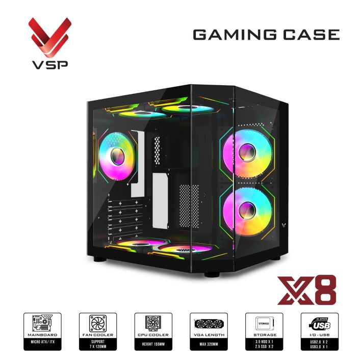VỎ CASE MÁY TÍNH X8 