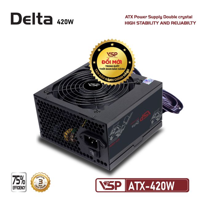 Bộ nguồn VSP Delta ATX-420W