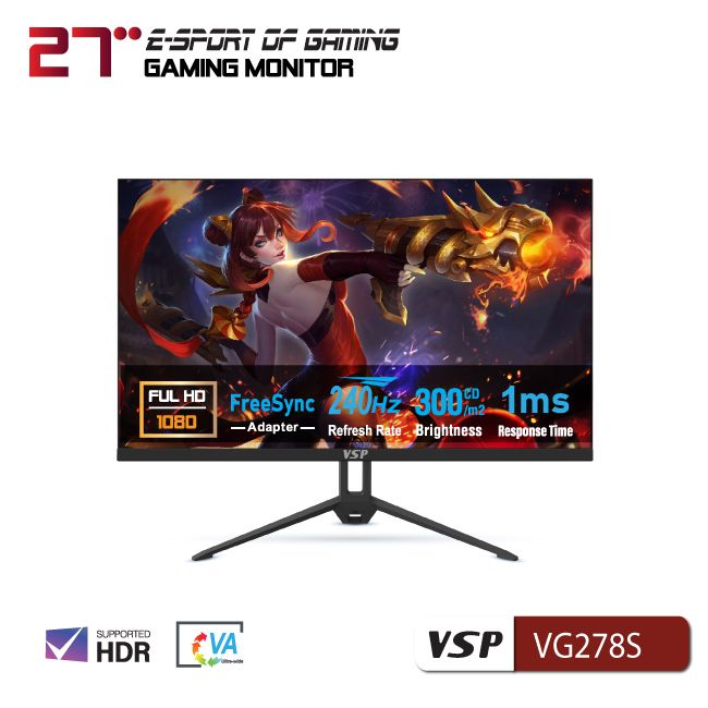 Màn hình VSP Esport Gaming 27inch - VG278S
