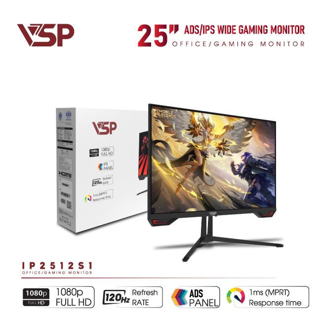 Màn hình VSP 25 inch IP2512S1 120Hz 1ms