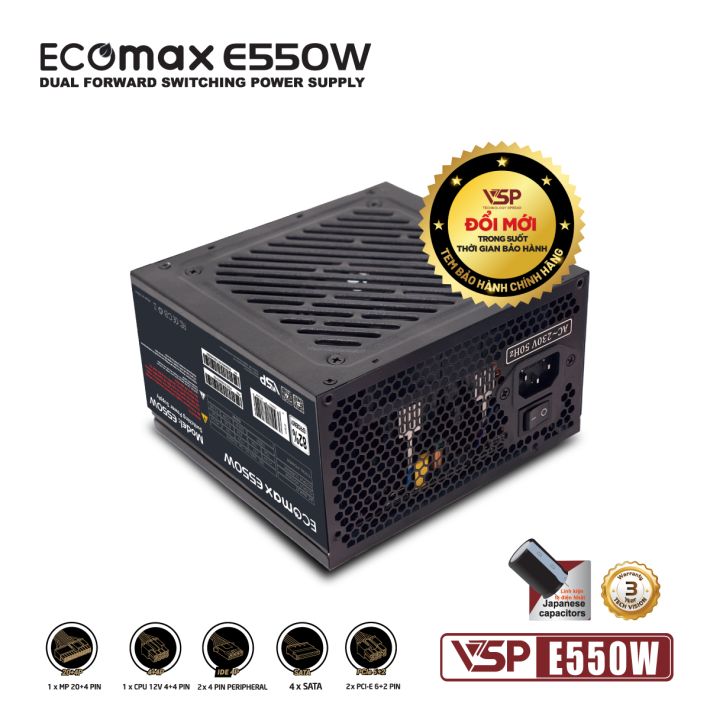 Bộ nguồn VSP EcoMax E550W