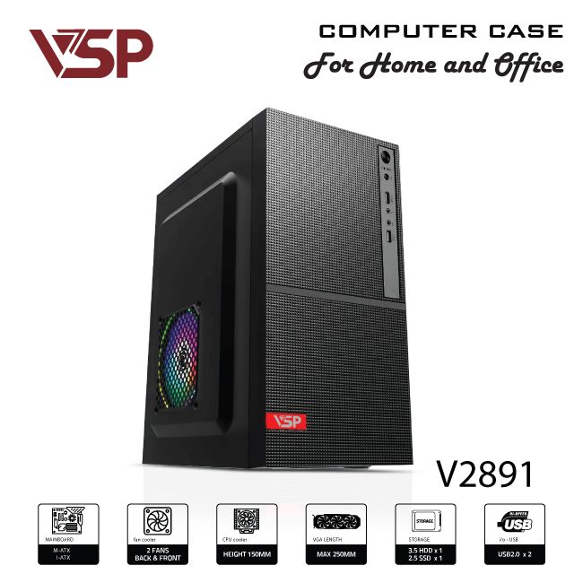 VỎ CASE MÁY TÍNH VSP V2891