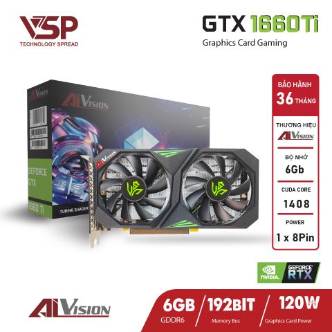 Card màn hình Aivision GeForce GTX 1660 Ti