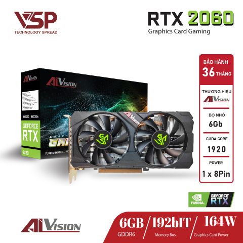 Card màn hình Aivision GeForce RTX 2060 6G