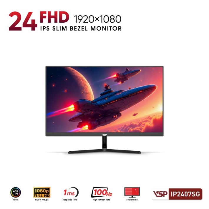 Màn Hình VSP IP2407SG (23.8 Inch / FHD / IPS / 100Hz / 1ms)