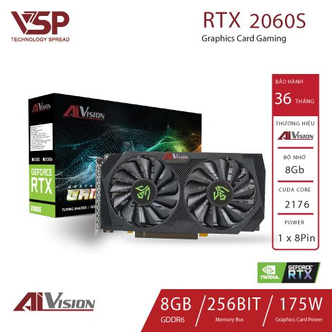 CARD MÀN HÌNH AIVISION GEFORCE RTX 2060S
