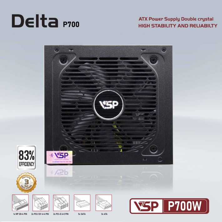 Bộ nguồn máy tính VSP Delta P700W