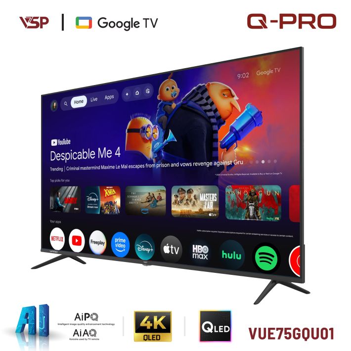 Smart Tivi VSP Q-PRO Series VUE75GQU01 (75 inch / 4K QLED / Google TV)