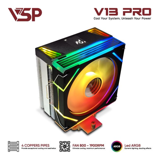 Quạt Tản Nhiệt Khí V13 Pro ARGB