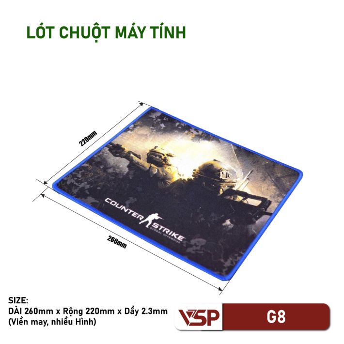 Miếng lót chuột G8 may viền
