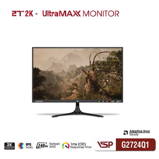 Màn Hình VSP G2724Q1 - 2K - IPS - 27 inch - 240Hz