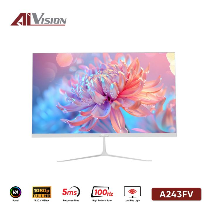 Màn Hình AiVision A243FV (24inch / VA / FHD / 100Hz / 5ms) White