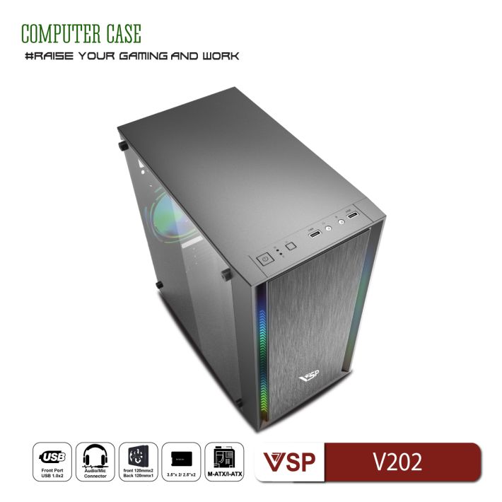 Vỏ Case Máy Tính Gaming - Văn Phòng VSP V202