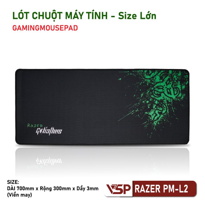 Miếng lót chuột Razer (Đại) may viền - PM-L2